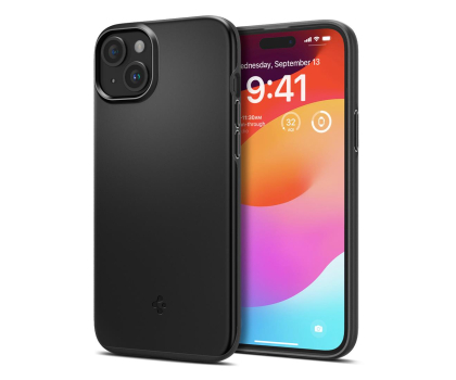 Etui do telefonów SPIGEN Thin Fit do iPhone 15 black ACS06776
